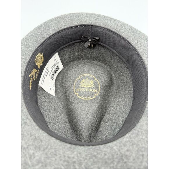 NWT STETSON THE ULTRALIGHT STRATOLINER WOOL FEDORA SIZE 7 1/8 (M) - Picture 5 of 9
